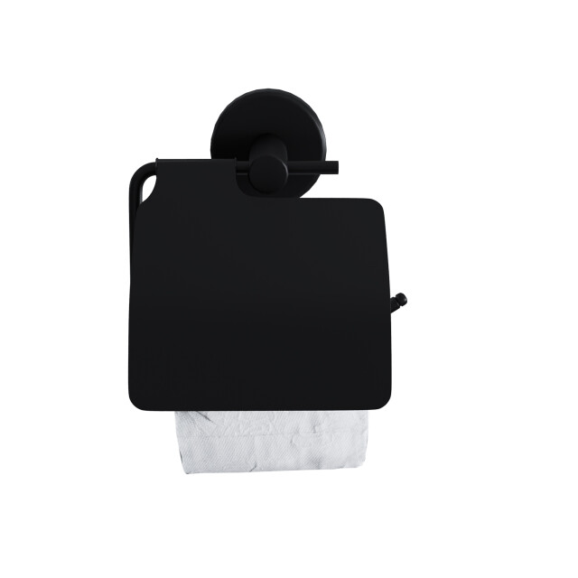 4bathroomz ® oslo toiletrolhouder met klep wc rolhouder - 3048745 large
