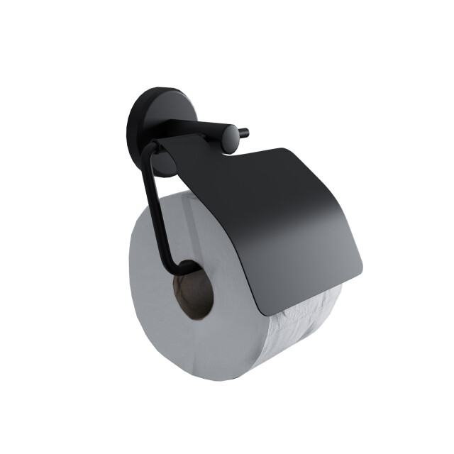 4bathroomz ® oslo toiletrolhouder met klep wc rolhouder - 3048745 large