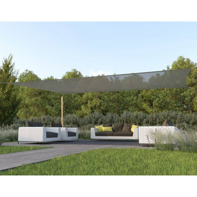 Hanse® Schaduwdoek rechthoek waterdoorlatend 6x8 m zonnedoek 3048923 large