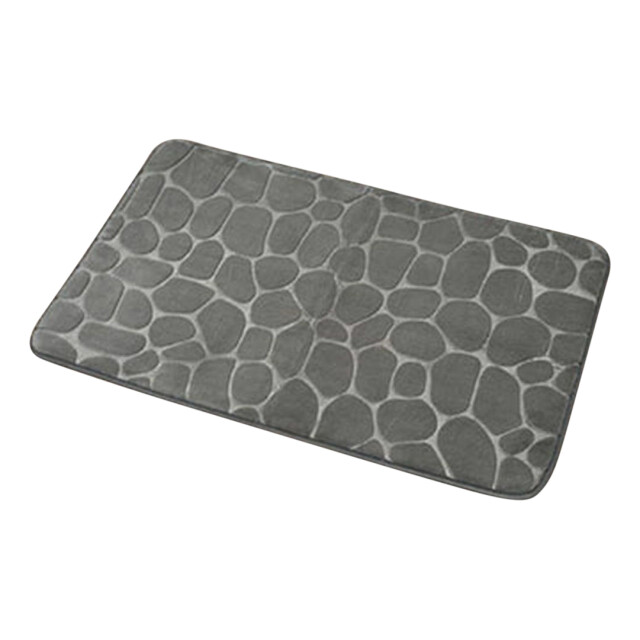 4goodz Pebbles zachte traagschuim badmat douchemat 50x80 cm kaki 3048805 large