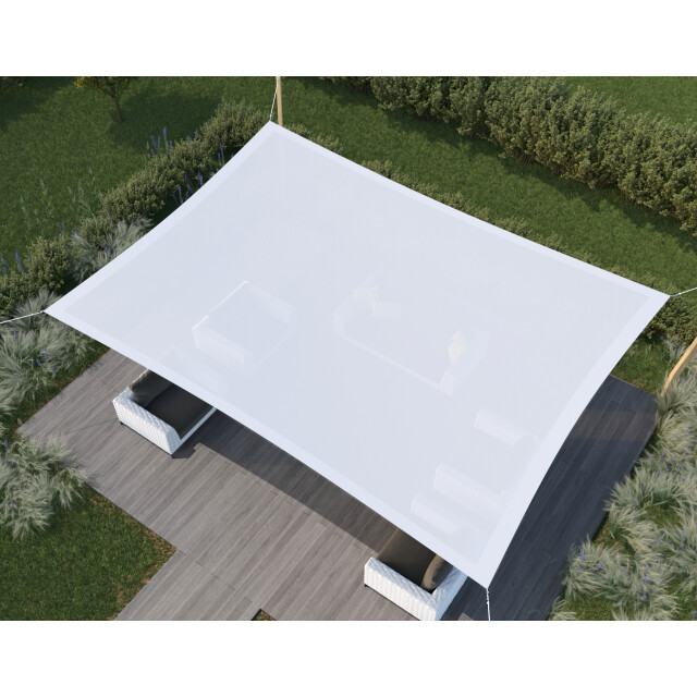 Hanse® Schaduwdoek rechthoek waterdoorlatend 6x8 m zonnedoek 3048923 large