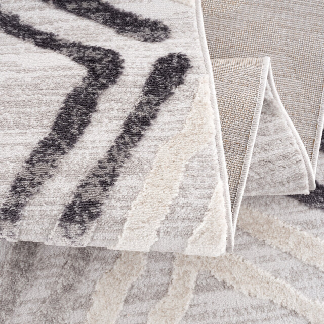 Muratap Evra burano modern vloerkleed laagpolig tapijt creme- 160x220 cm 3046223 large