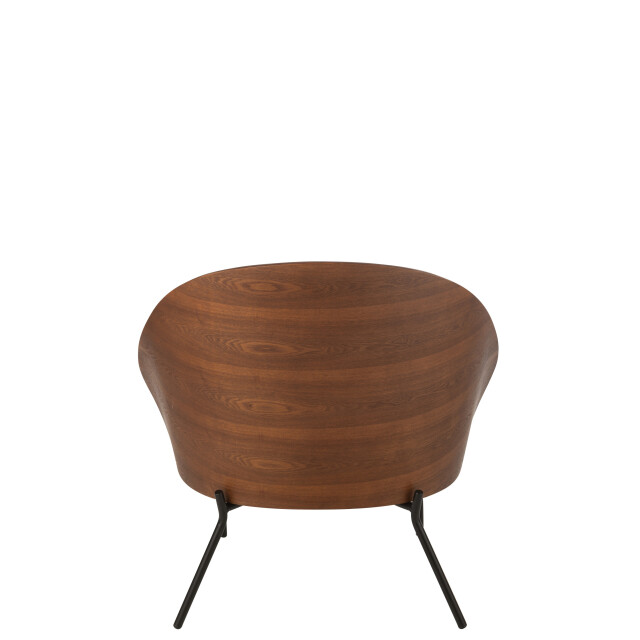 J-Line loungestoel multiplex/metaal /beige 77.4x71.8x81.8cm 3002357 large