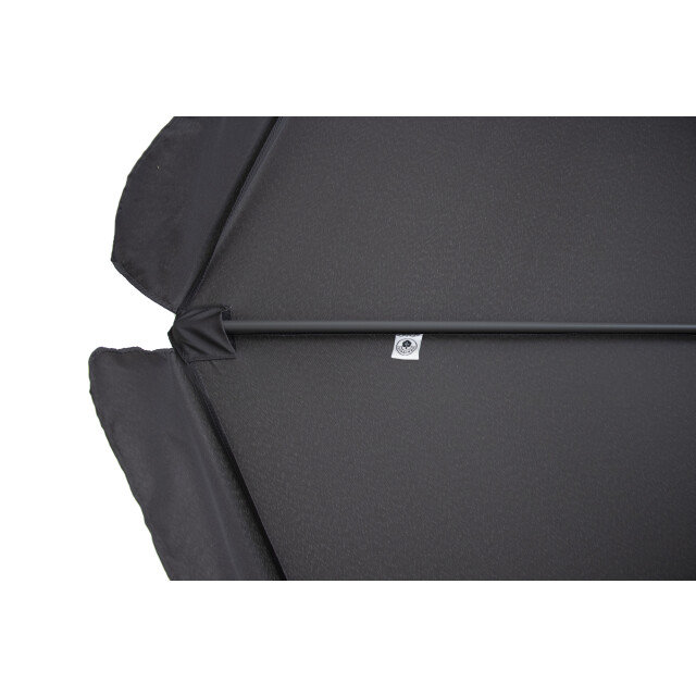 4gardenz ® parasol rond 300 cm met volant kantelbaar antraciet 3049027 large