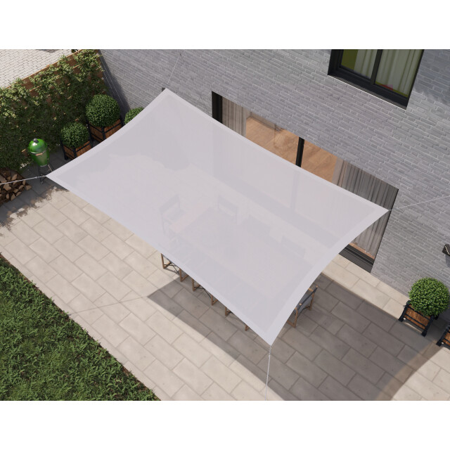 Hanse® Schaduwdoek rechthoek waterdoorlatend 2,5x4 m zonnedoek 3048760 large