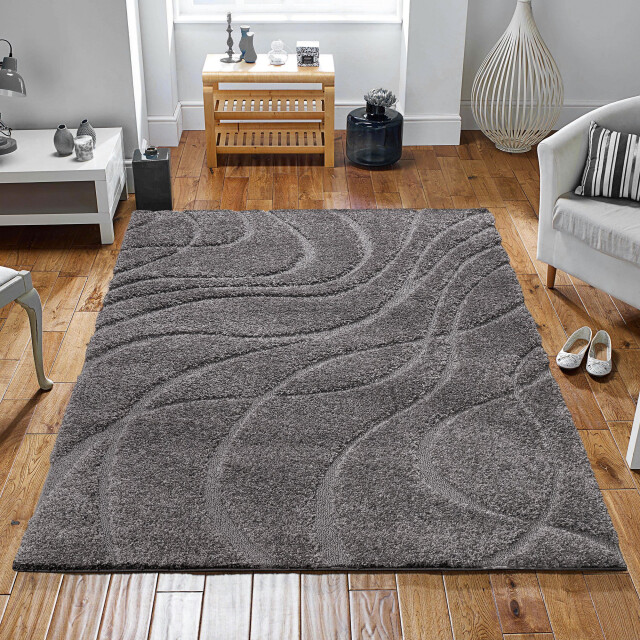 Muratap Luxus shaggy plus hoogpolig vloerkleed skandi design uni effen - 3046104 large