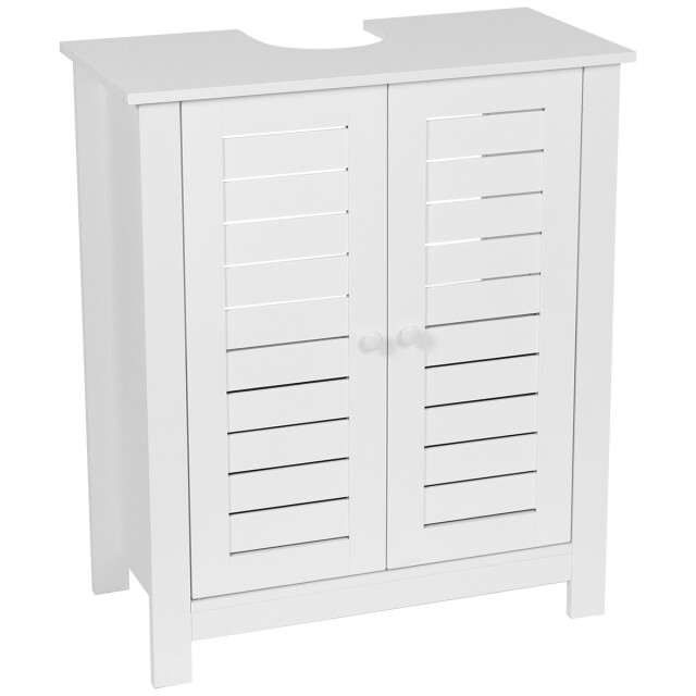 4goodz Mdf wastafel onderkast santorini met uitsparing met 2 planken wastafelmeubel 3047906 large