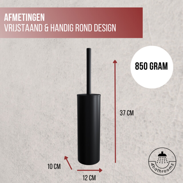 4bathroomz ® oslo vrijstaande toiletborstel serie oslo toiletborstel 3048747 large