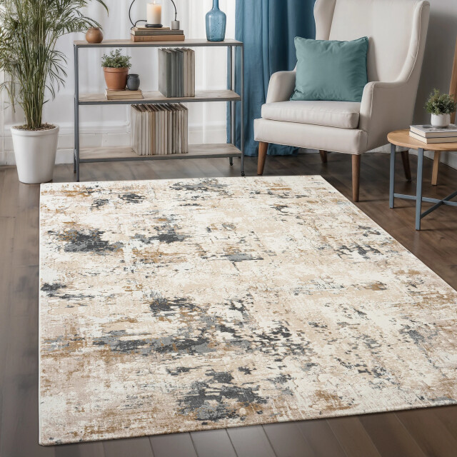 Muratap Fashion marmer vloerkleed laagpolig modern design marmerlook - 3046121 large
