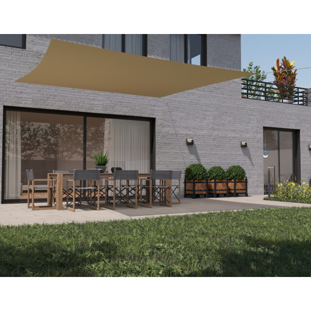 Hanse® Schaduwdoek vierkant waterafstotend 2x2 m zonnedoek 3048599 large