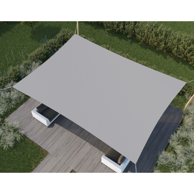 Hanse® Schaduwdoek rechthoek waterdoorlatend 6x8 m zonnedoek 3048767 large
