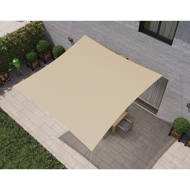 Hanse® Schaduwdoek vierkant waterafstotend 2x2 m zonnedoek 3048599 large