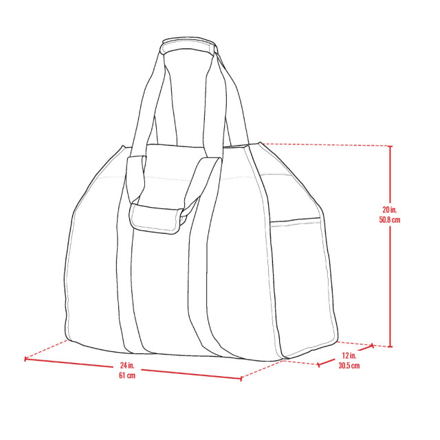 ShelterLogic Polyester brandhoutzak | | 30 kg 3048347 large
