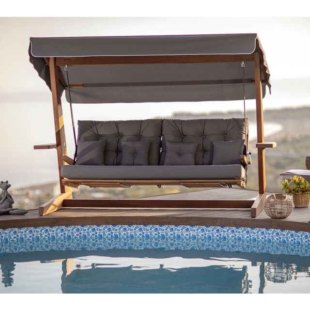 Westmann 4-persoons houten verandaschommel luna 2600 139x260x195 cm 3057067 large