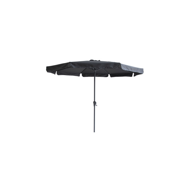 4gardenz ® parasol rond 300 cm met volant kantelbaar antraciet 3049027 large