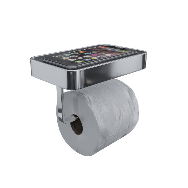 Luzzo ® piazzo messing toiletrolhouder met planchet wc rolhouder 3048827 large