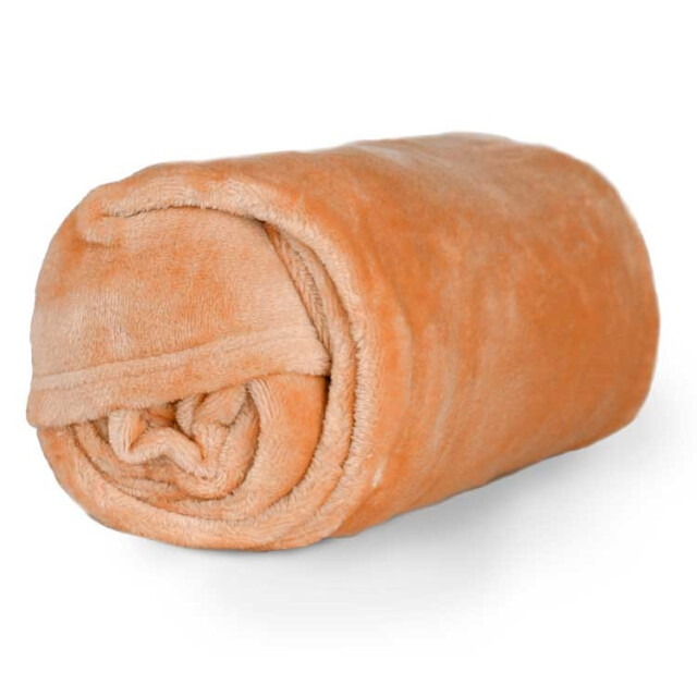 Unique Living plaid enzo apricot -130x180cm 2996035 large