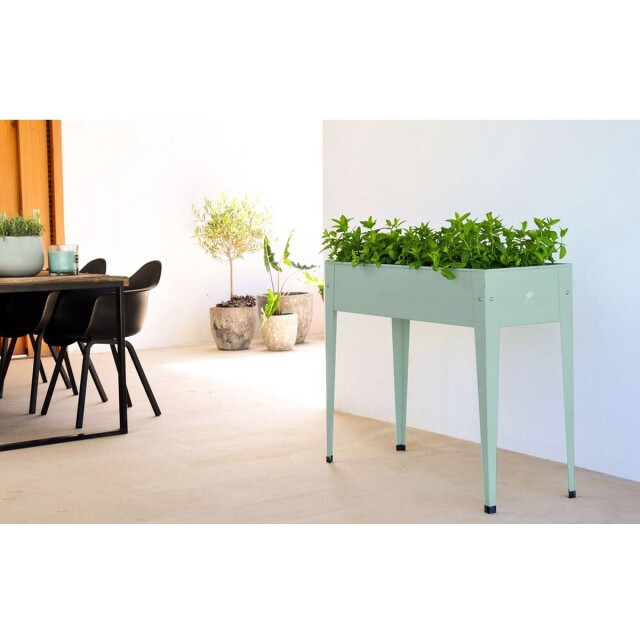 Herstera Garden Hoge plantenbak staal 100x40x84cm cactus 3047626 large