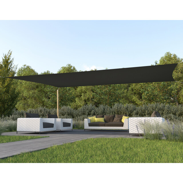 Hanse® Schaduwdoek rechthoek waterdoorlatend 6x8 m zonnedoek 3048767 large