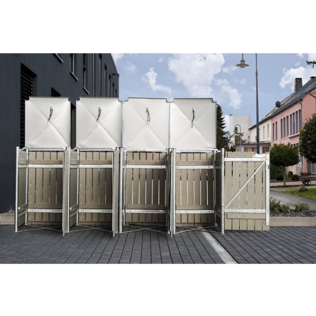 Hide ® containerombouw hd24406 hout kliko ombouw 4 afvalcontainers 3047949 large