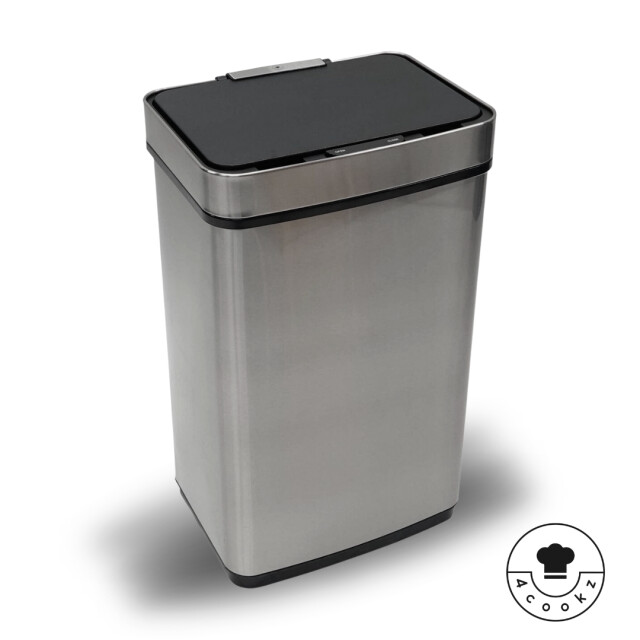 4cookz ® prullenbak met sensor 60 liter hygiënisch sensorprullenbak rvs 2 3047747 large