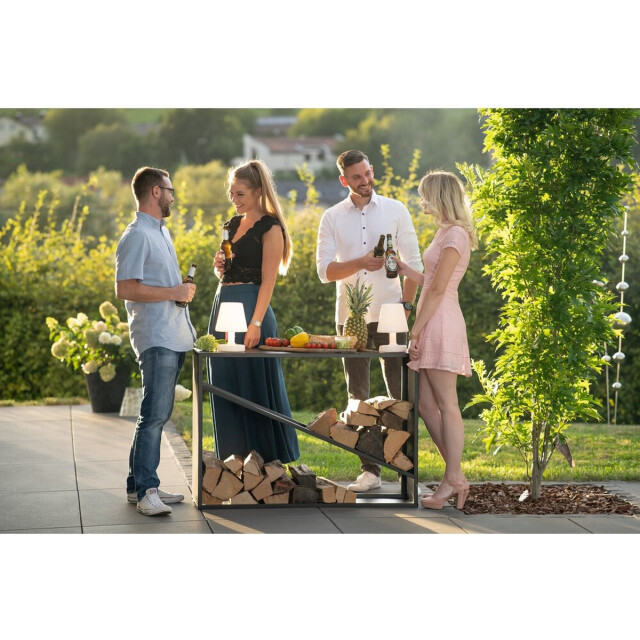 Westmann ® haardhout rek hugo 35x115x80cm houtopslag buiten - 3047989 large