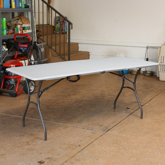 Lifetime Kunststof tafel opvouwbaar campingtafel - 182x76x74cm 3049068 large