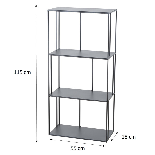 4goodz Metalen wandkast tripoli afmeting 28x55x115 cm - 3048869 large