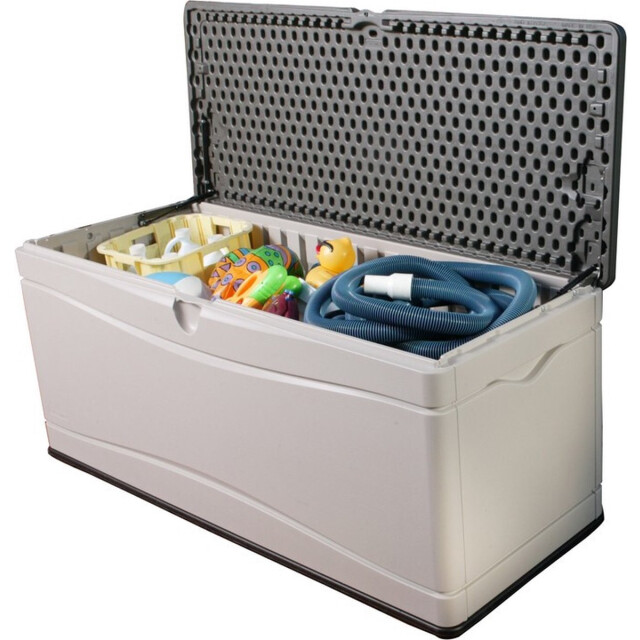 Lifetime Kunststof kussenbox 495l tuinkist 61x152x67cm licht 3047983 large