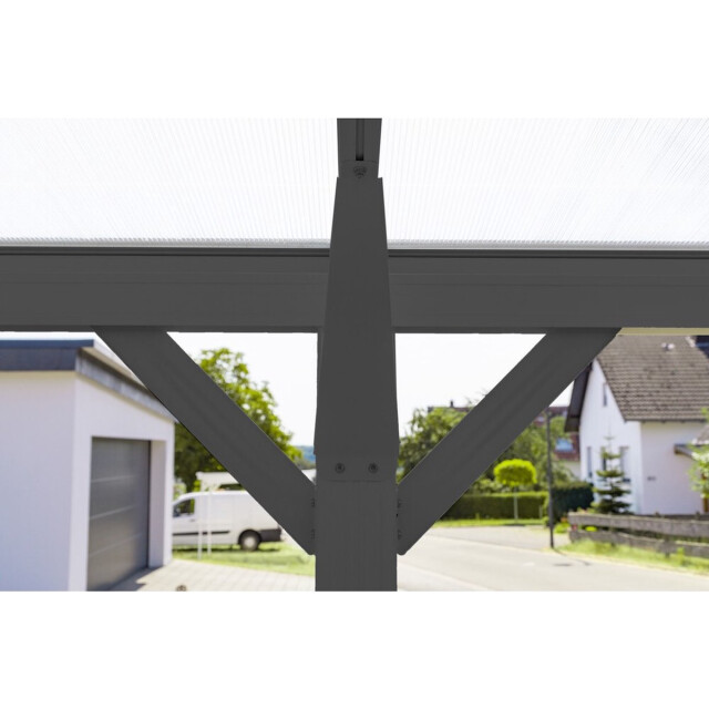 Westmann Aluminium carport met plat dak helsinki - 503x305x232cm 3047986 large