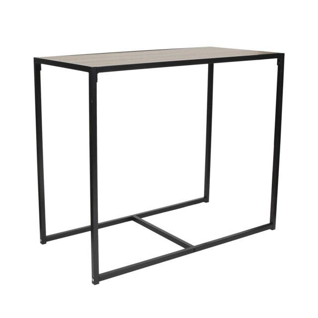 Home Deco Factory Eettafelset met 2 stoelen mdf en metaal met zwart 3048982 large