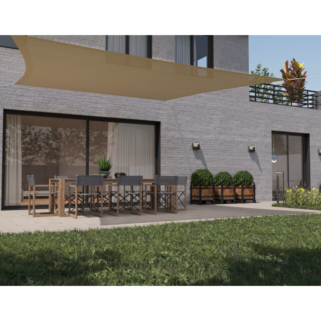 Hanse® Schaduwdoek trapezium waterdoorlatend 4/5x4 m zonnedoek 3048803 large