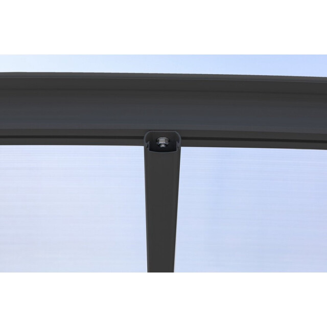 Westmann Aluminium carport met rond dak model bergen - 505x300x220cm 3047985 large