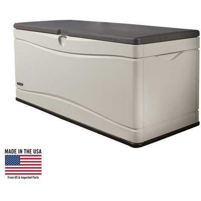 Lifetime Kunststof kussenbox 495l tuinkist 61x152x67cm licht 3047983 large