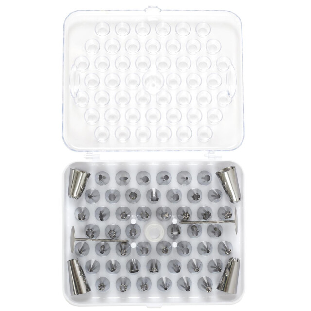 4goodz Spuitmondjes-set klein voor spuitzak 55-delig in opbergdoos 3048882 large