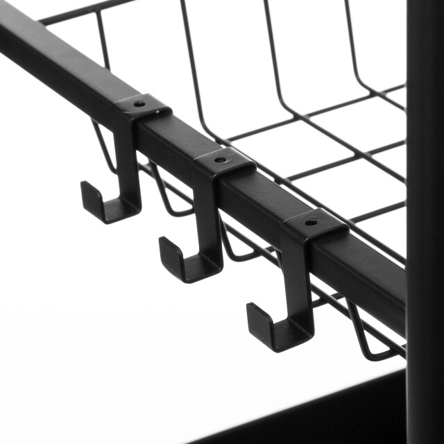 5Five 4goodz serveerwagen met 3 opbergvakken en plateau 40x60x79 cm - 3047704 large
