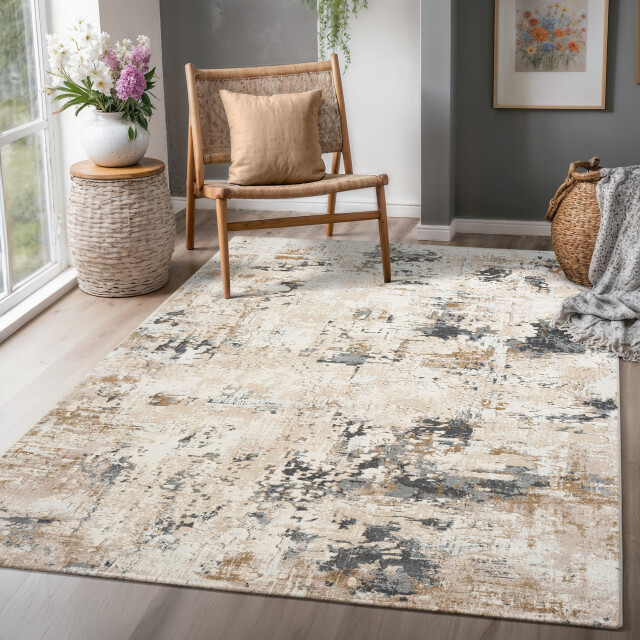 Muratap Fashion marmer vloerkleed laagpolig modern design marmerlook - 3046121 large