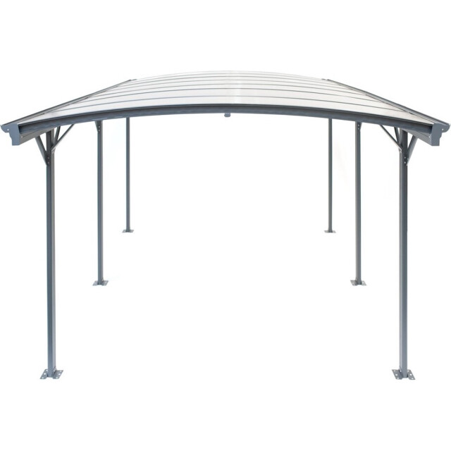 Westmann Aluminium carport met rond dak model bergen - 505x300x220cm 3047985 large