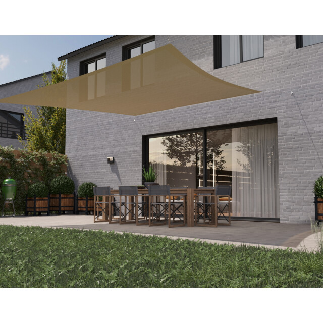 Hanse® Schaduwdoek trapezium waterdoorlatend 4/5x4 m zonnedoek 3048803 large