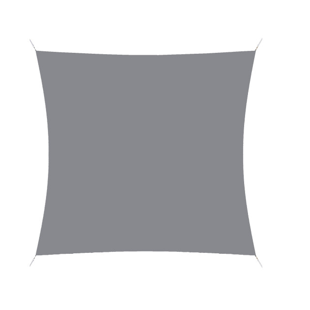 Hanse® Schaduwdoek vierkant waterdoorlatend 5x5 m zonnedoek licht 3048904 large