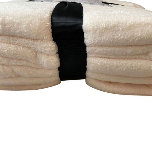 Hanse® Zachte grote fleece plaid 280 grams 150x200 cm creme 3048943 large