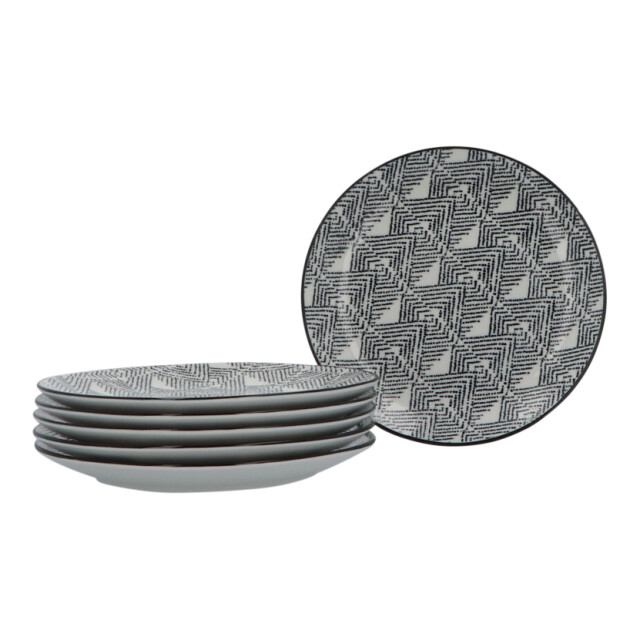 Secret de Gourmet Serviesset 6 persoons porselein bohemia ethnic 18-delig /wit 3047584 large