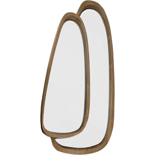 Vtw Living Wandspiegel asymmetrisch spiegel hout organisch gang hal spiegel muur 3058780 large