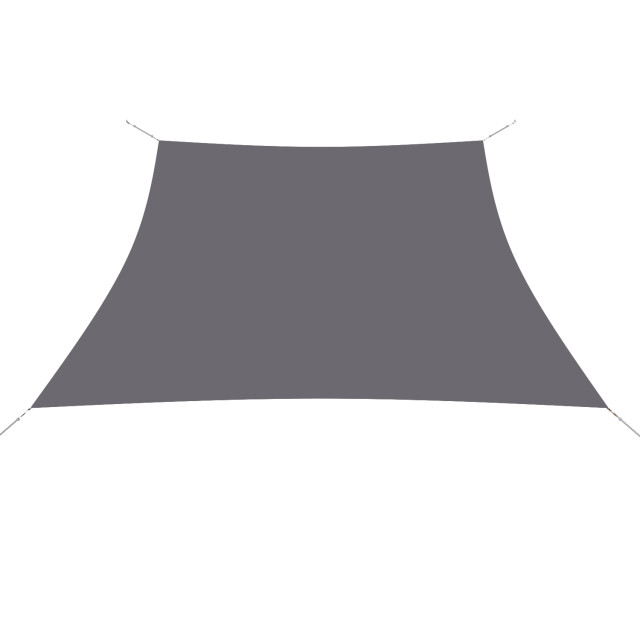 Hanse® Schaduwdoek trapezium waterdoorlatend 3/4x3 m zonnedoek 3048800 large