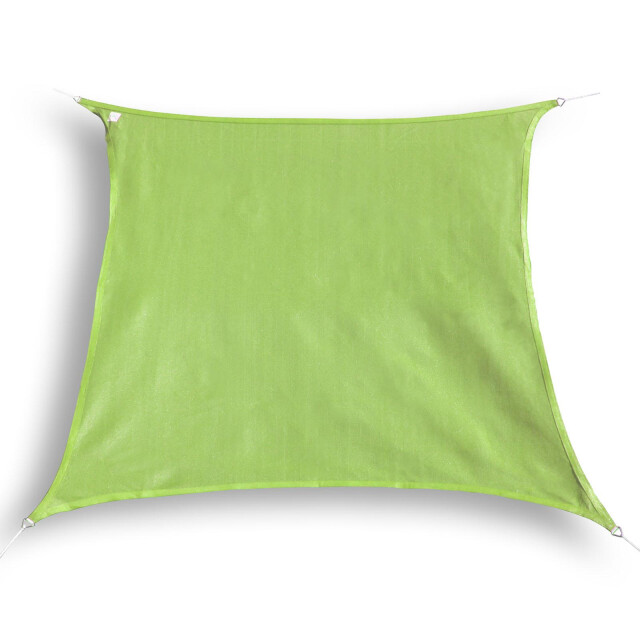 Hanse® Schaduwdoek vierkant waterdoorlatend 3x3 m zonnedoek lime 3048662 large