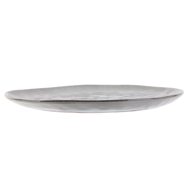 Home Deco Factory 6 stuks dinerborden stone keramiek 28x23x2 cm - 3056960 large