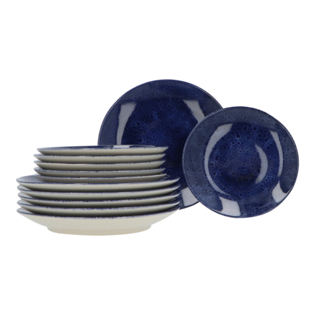 Secret de Gourmet 6 persoons 12-delig servies casa azul geglazuurd keramiek 3047601 large