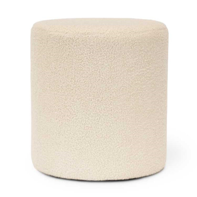 Unique Living poef teddy 35x38cm dove white 2762959 large