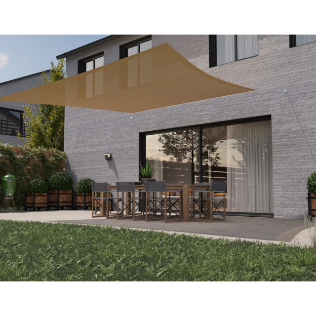 Hanse® Schaduwdoek trapezium waterdoorlatend 3/4x3 m zonnedoek 3048801 large