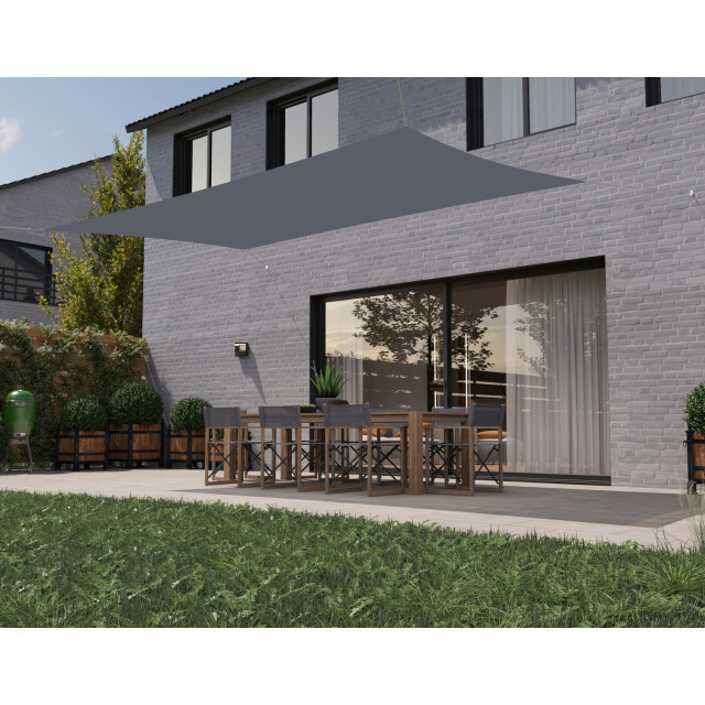 Hanse® Schaduwdoek rechthoek waterafstotend 2x4 m zonnedoek 3048919 large